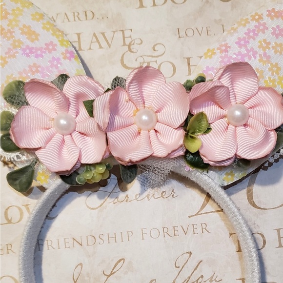 Handmade Bunny ears headband - Picture 6 of 6